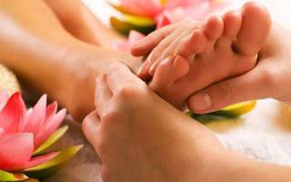Как правильно сделать массаж ног