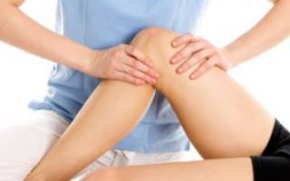Массаж при травме коленного сустава
